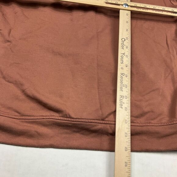 Lou & Grey Womens Fleece Hoodie Pink Soft Knit Full Zip Oversized Jacket SMALL - Picture 8 of 11